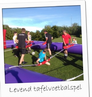 Levend tafelvoetbalspel